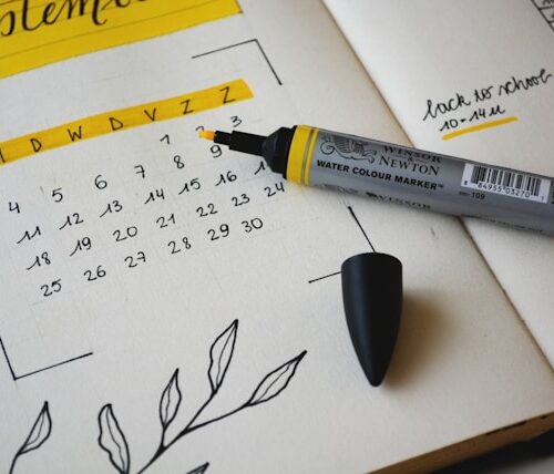 Yellow Calendar
