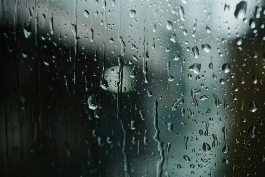 Rain on glass